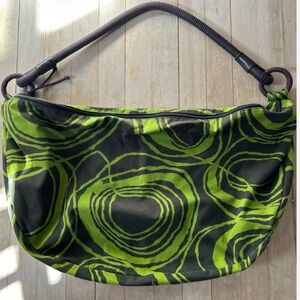 Old Navy Lime Green and Black Bag EUC